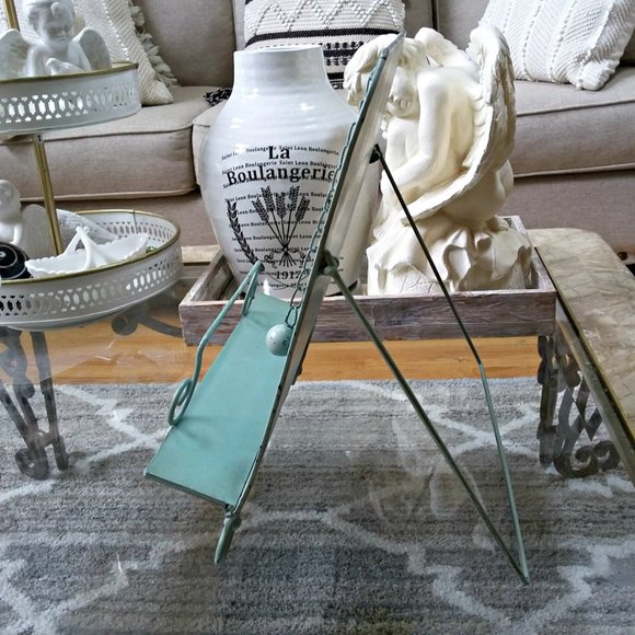 VINTAGE Inspired DISTRESSED METAL Cookbook STAND - Picture 4 of 4